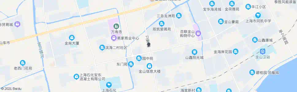 上海卫零路山龙街(山龙新村)_公交站地图_上海公交_妙搜公交查询2025
