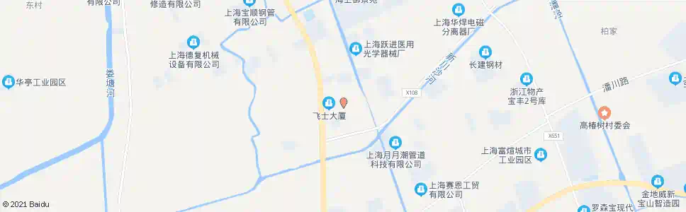 上海长发路新川沙路_公交站地图_上海公交_妙搜公交查询2025