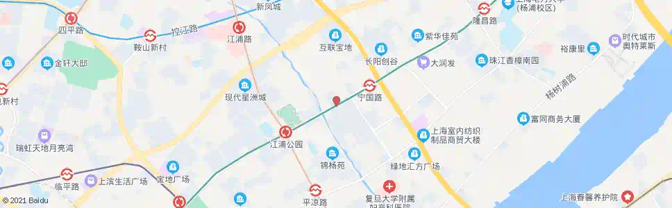 上海长阳路兰州路_公交站地图_上海公交_妙搜公交查询2025