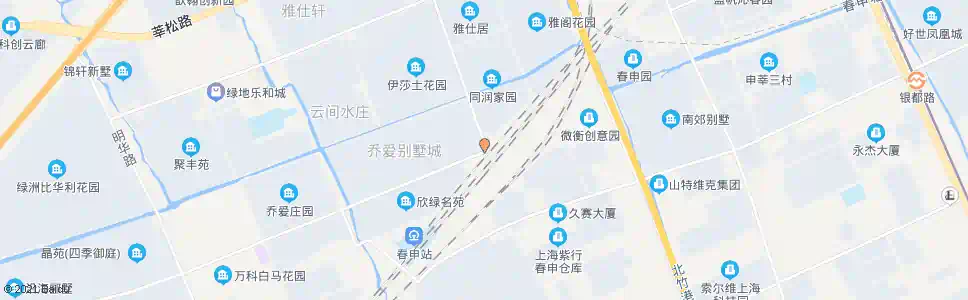上海明中路春九路_公交站地图_上海公交_妙搜公交查询2025