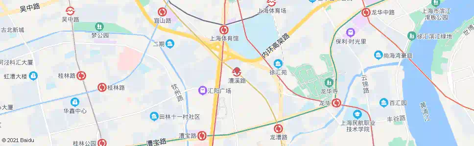 上海漕溪路站_公交站地图_上海公交_妙搜公交查询2025