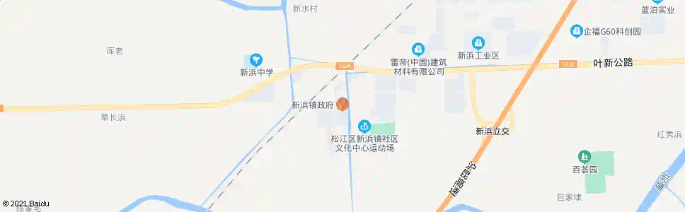 上海新浜路(新浜养鸡场)_公交站地图_上海公交_妙搜公交查询2025