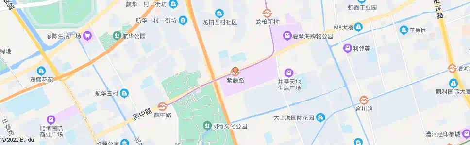 上海紫藤路站_公交站地图_上海公交_妙搜公交查询2025