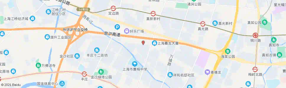 上海延川路丰庄北路_公交站地图_上海公交_妙搜公交查询2025