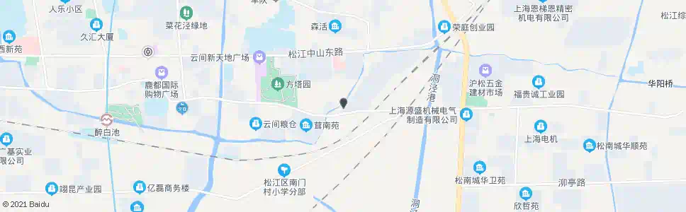 上海环城路北松公路_公交站地图_上海公交_妙搜公交查询2025