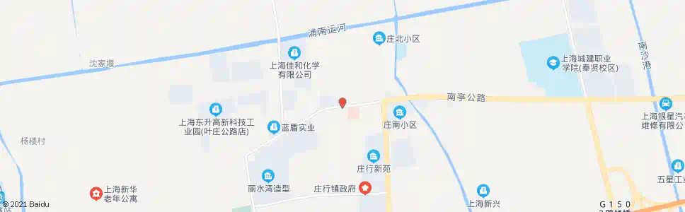 上海庄行卫生院(招呼站)_公交站地图_上海公交_妙搜公交查询2025