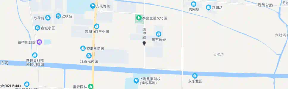 上海园中路园迪路_公交站地图_上海公交_妙搜公交查询2025