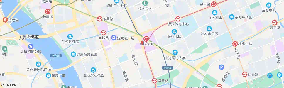 上海潍坊路东方路_公交站地图_上海公交_妙搜公交查询2025