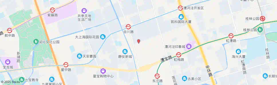 上海田林路合川路_公交站地图_上海公交_妙搜公交查询2025