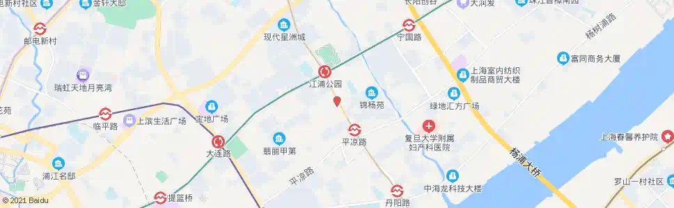 上海江浦路济宁路_公交站地图_上海公交_妙搜公交查询2025