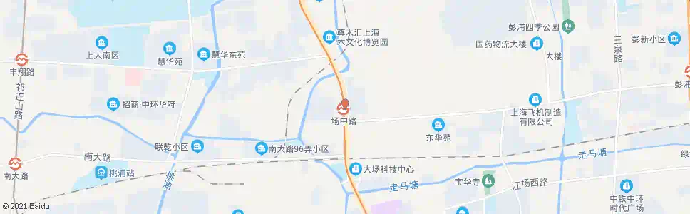 上海沪太路场中路_公交站地图_上海公交_妙搜公交查询2025