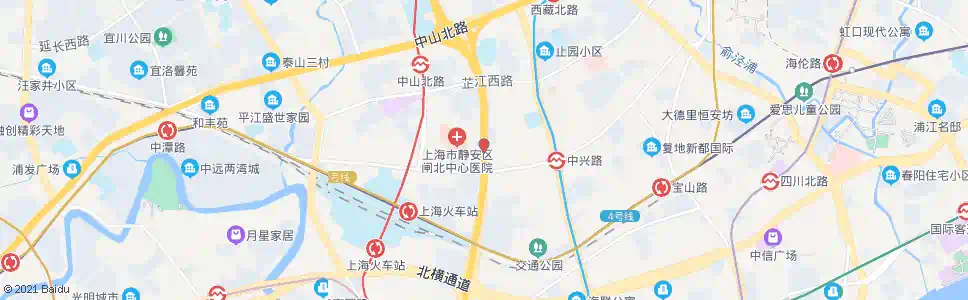 上海共和新路中华新路_公交站地图_上海公交_妙搜公交查询2025