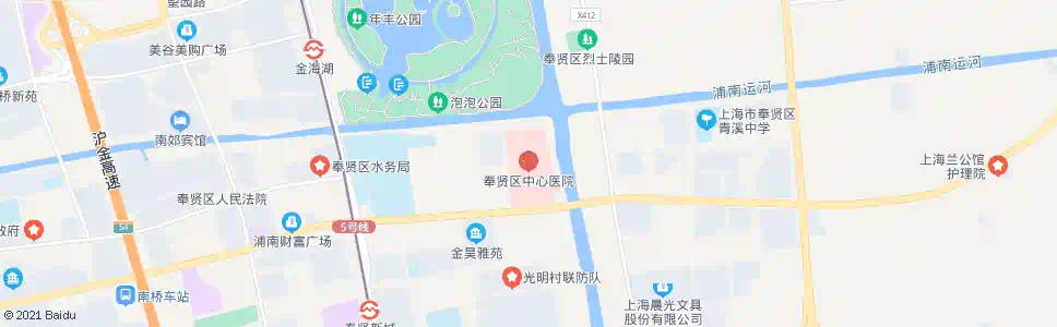 上海金汇港桥(奉贤中心医院)_公交站地图_上海公交_妙搜公交查询2025