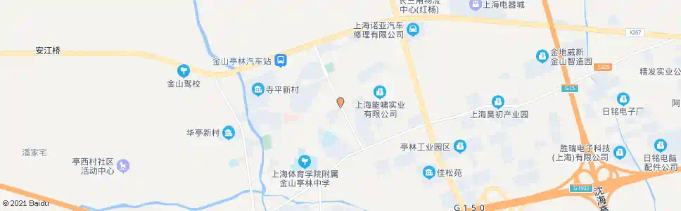 上海亭升路兴工路(招呼站)_公交站地图_上海公交_妙搜公交查询2025