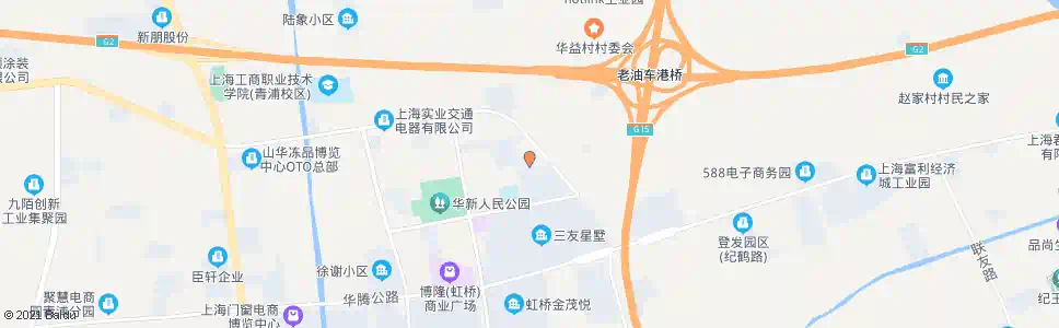 上海华富街_公交站地图_上海公交_妙搜公交查询2025