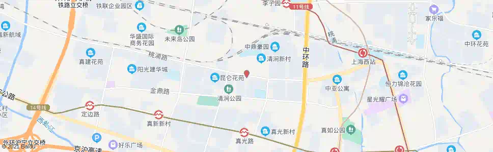 上海高陵路桃浦路_公交站地图_上海公交_妙搜公交查询2025