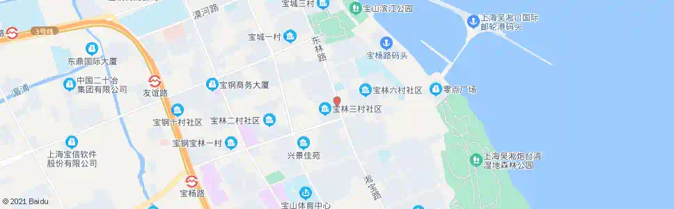 上海东林路宝杨路_公交站地图_上海公交_妙搜公交查询2025