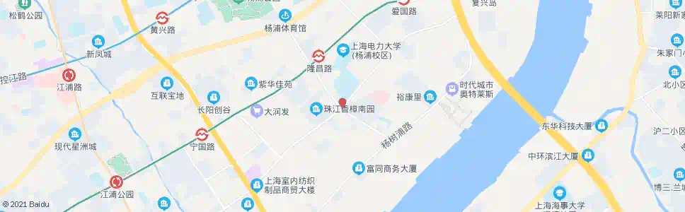 上海平凉路隆昌路_公交站地图_上海公交_妙搜公交查询2025