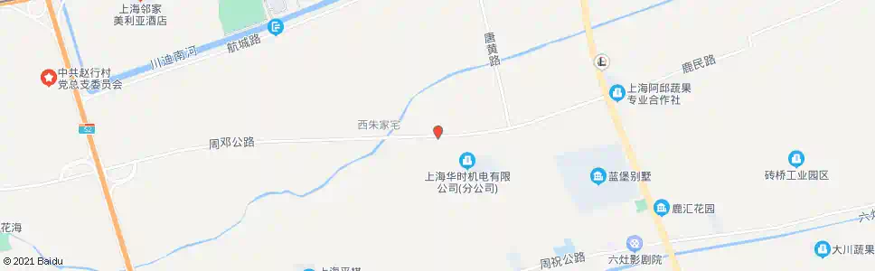 上海周邓公路鹿川路_公交站地图_上海公交_妙搜公交查询2025
