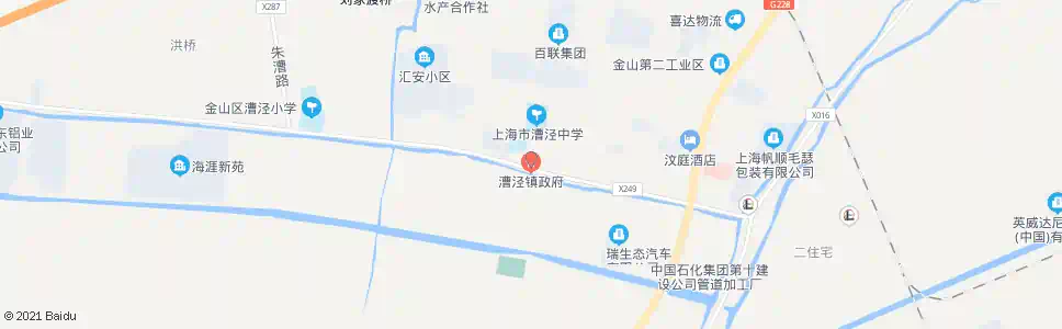 上海天辰路漕泾村_公交站地图_上海公交_妙搜公交查询2025