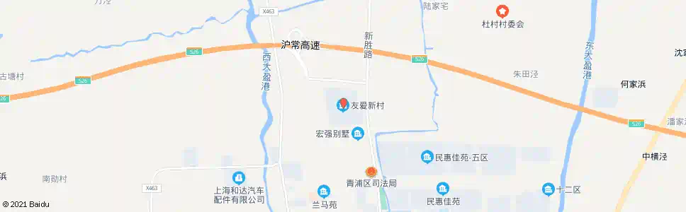 上海胜利路友爱新村_公交站地图_上海公交_妙搜公交查询2025