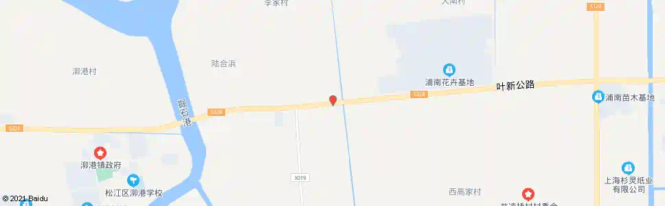 上海叶新公路_公交站地图_上海公交_妙搜公交查询2025
