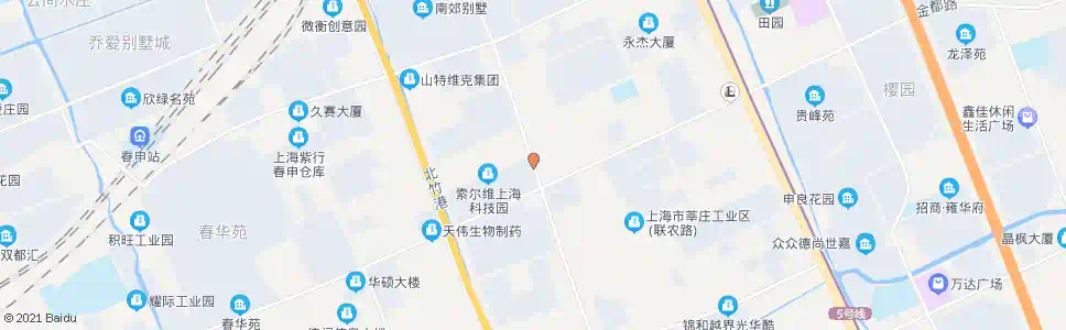 上海中春路金都路_公交站地图_上海公交_妙搜公交查询2025