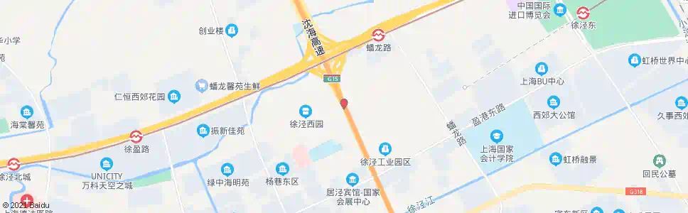 上海华徐公路蟠中路_公交站地图_上海公交_妙搜公交查询2025