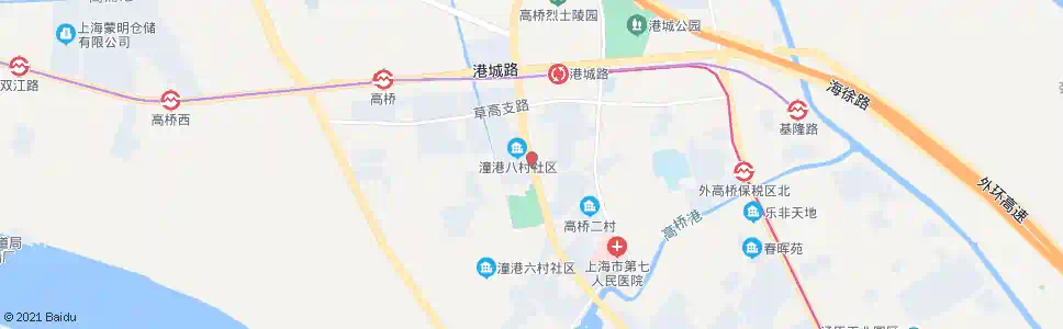 上海张杨北路花山路_公交站地图_上海公交_妙搜公交查询2025