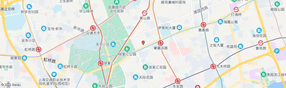 上海肇嘉浜路吴兴路_公交站地图_上海公交_妙搜公交查询2025