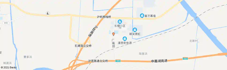 上海广庵路古松老街_公交站地图_上海公交_妙搜公交查询2025