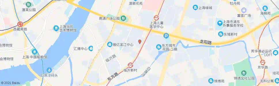 上海东方路东三里桥路(东方电视台)_公交站地图_上海公交_妙搜公交查询2025