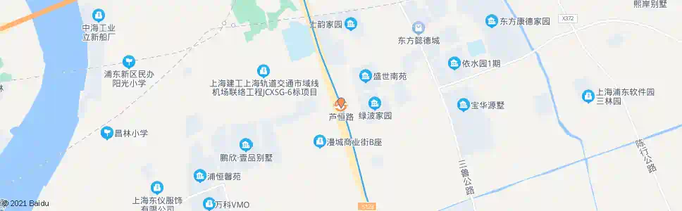 上海芦恒路站_公交站地图_上海公交_妙搜公交查询2025