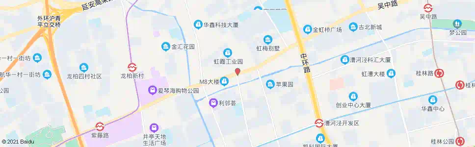 上海吴中路虹中路_公交站地图_上海公交_妙搜公交查询2025