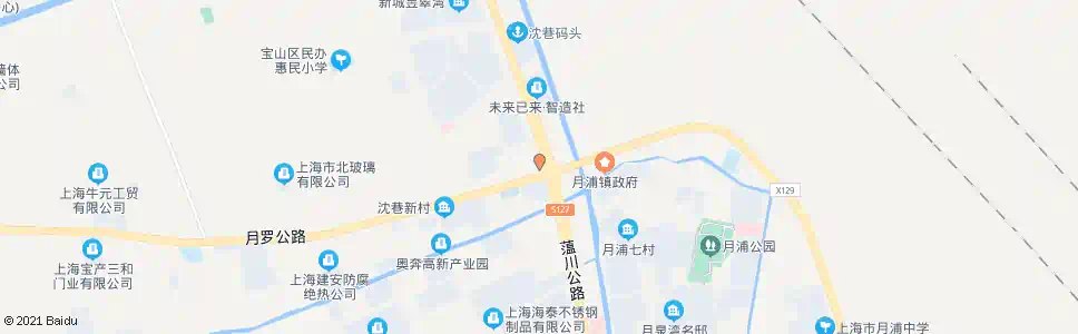 上海马泾桥(蕰川路月罗公路)_公交站地图_上海公交_妙搜公交查询2025