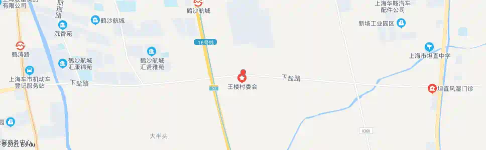 上海王楼村委_公交站地图_上海公交_妙搜公交查询2025