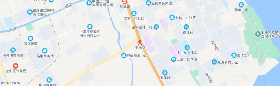 上海宝杨路_公交站地图_上海公交_妙搜公交查询2025