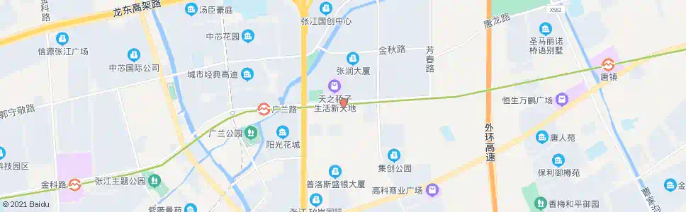 上海盛夏路祖冲之路_公交站地图_上海公交_妙搜公交查询2025