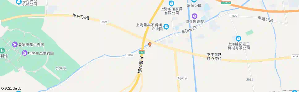 上海平庄公路老排路(招呼站)_公交站地图_上海公交_妙搜公交查询2025