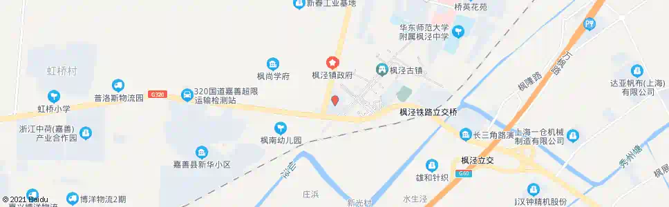 上海枫景家园(招呼站)_公交站地图_上海公交_妙搜公交查询2025