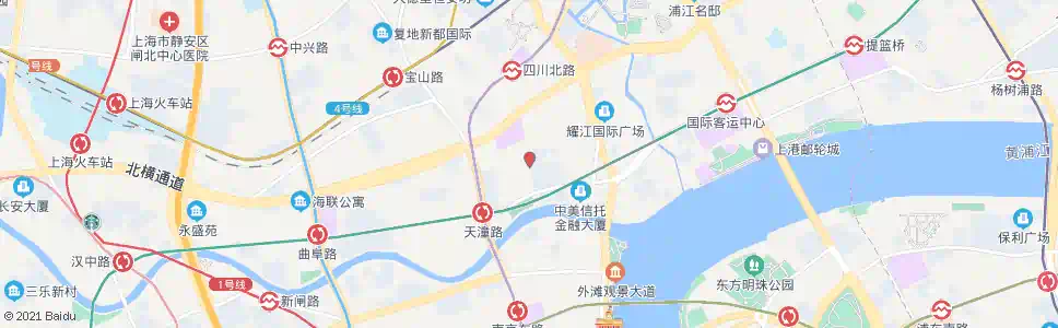 上海四川北路武昌路_公交站地图_上海公交_妙搜公交查询2025