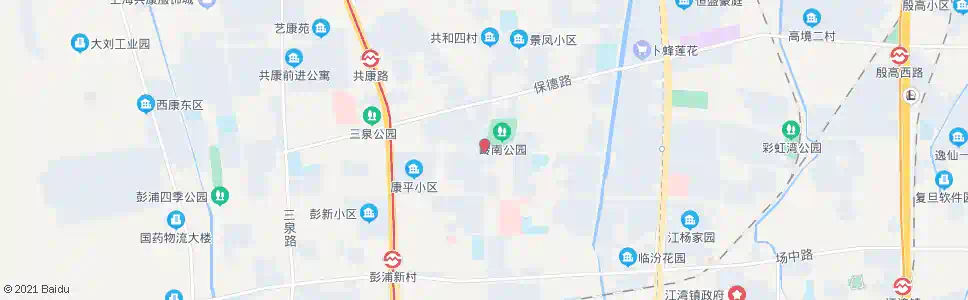上海岭南路汾西路_公交站地图_上海公交_妙搜公交查询2025