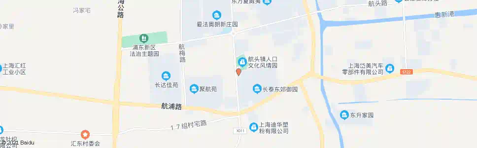 上海航定路航鹤路_公交站地图_上海公交_妙搜公交查询2025
