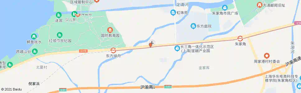 上海沪青平公路小淀山_公交站地图_上海公交_妙搜公交查询2025