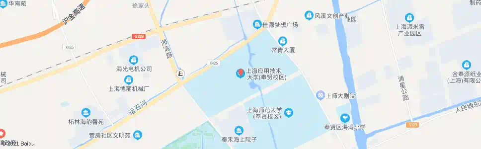 上海应用技术学院(招呼站)_公交站地图_上海公交_妙搜公交查询2025
