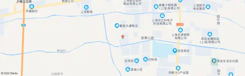 上海宣黄公路六奉公路_公交站地图_上海公交_妙搜公交查询2025