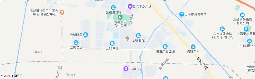 上海彩云路(云帆苑)_公交站地图_上海公交_妙搜公交查询2025