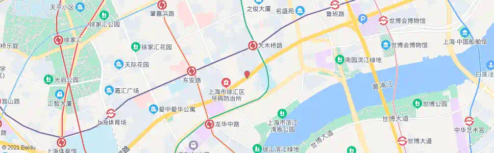 上海小木桥路中山南二路_公交站地图_上海公交_妙搜公交查询2025