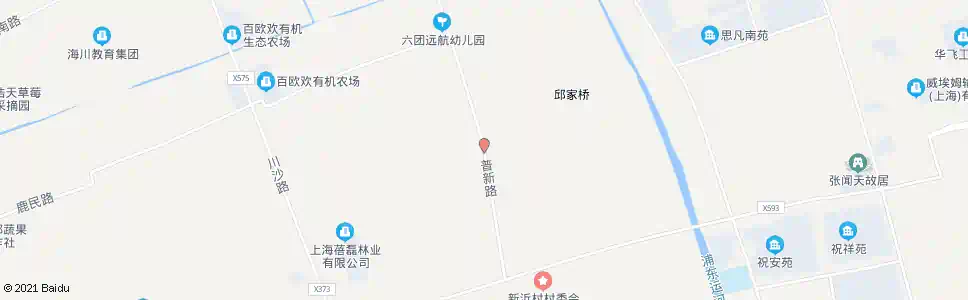 上海普新路_公交站地图_上海公交_妙搜公交查询2025