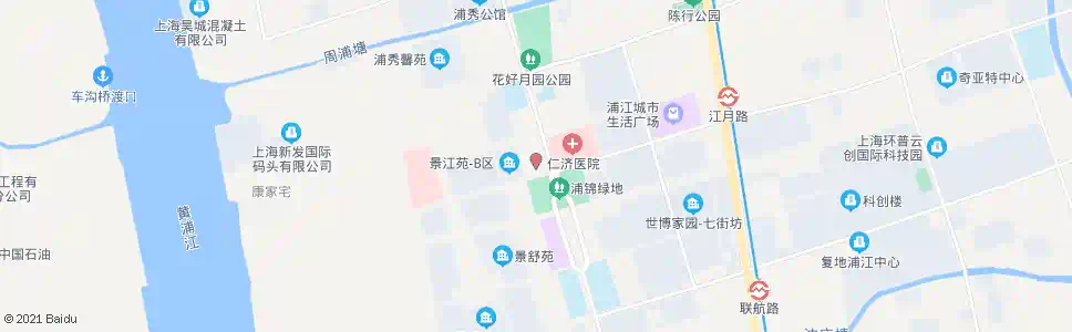 上海浦江法庭_公交站地图_上海公交_妙搜公交查询2025